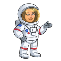 astronaut bitmoji